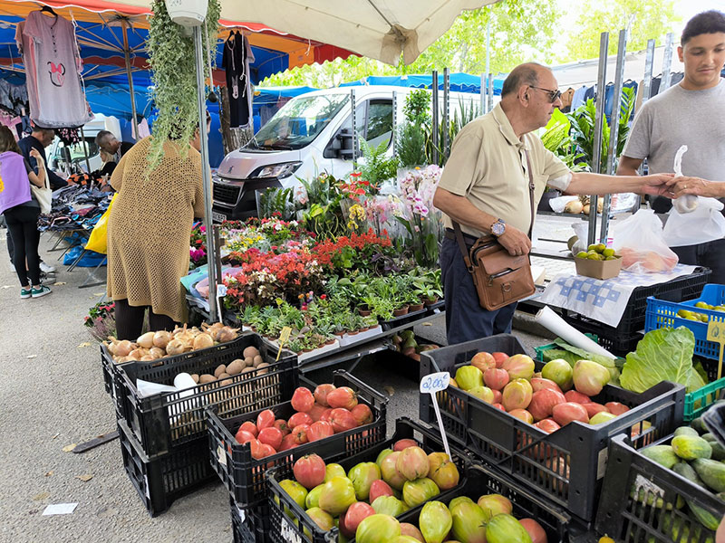 mercado no norte de portugal